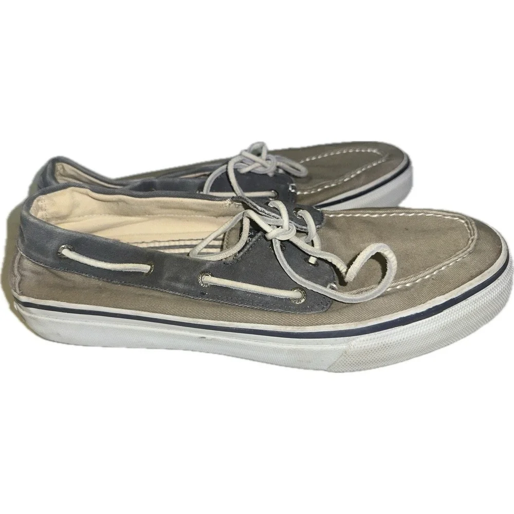 Sperry Top Sider Boat Shoe Mens 12 Blue Tan 0538207 Summer Yacht Club Dock‎ Pool